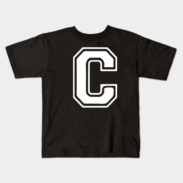 Letter C Kids T-Shirt by Xtian Dela ✅